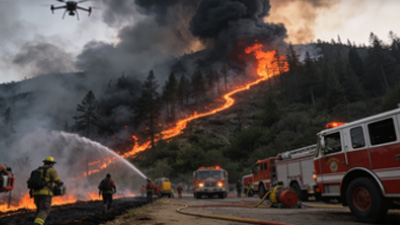 四川白玉县突发森林火灾，500 余人紧急扑救